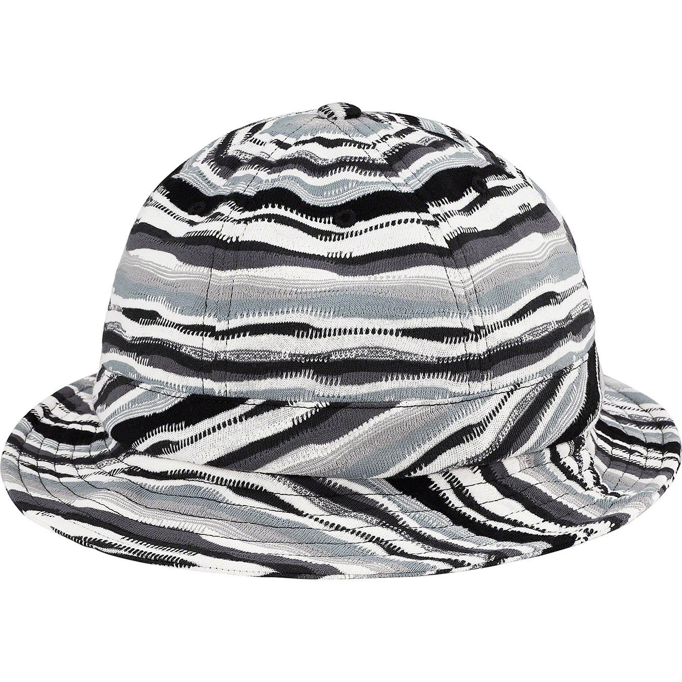 Textured Stripe Bell Hat view 5